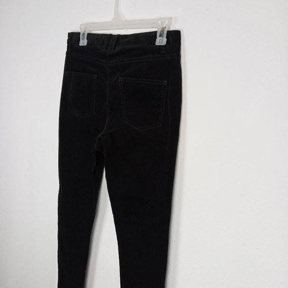 Marks & Spencer Collection Ankle Grazer Corduroy Pants Women's USA Size 6 Black - Picture 5 of 12